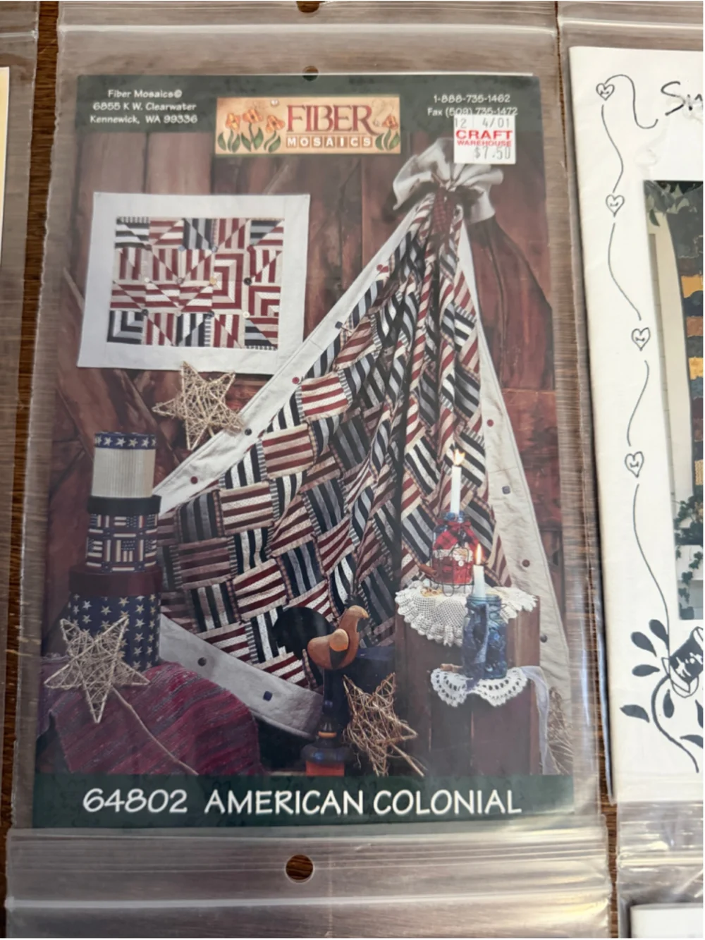 Vintage Quilt Pattern Lot of 9 New Unused The Pine Needle Moda Cozy Quilt OOP